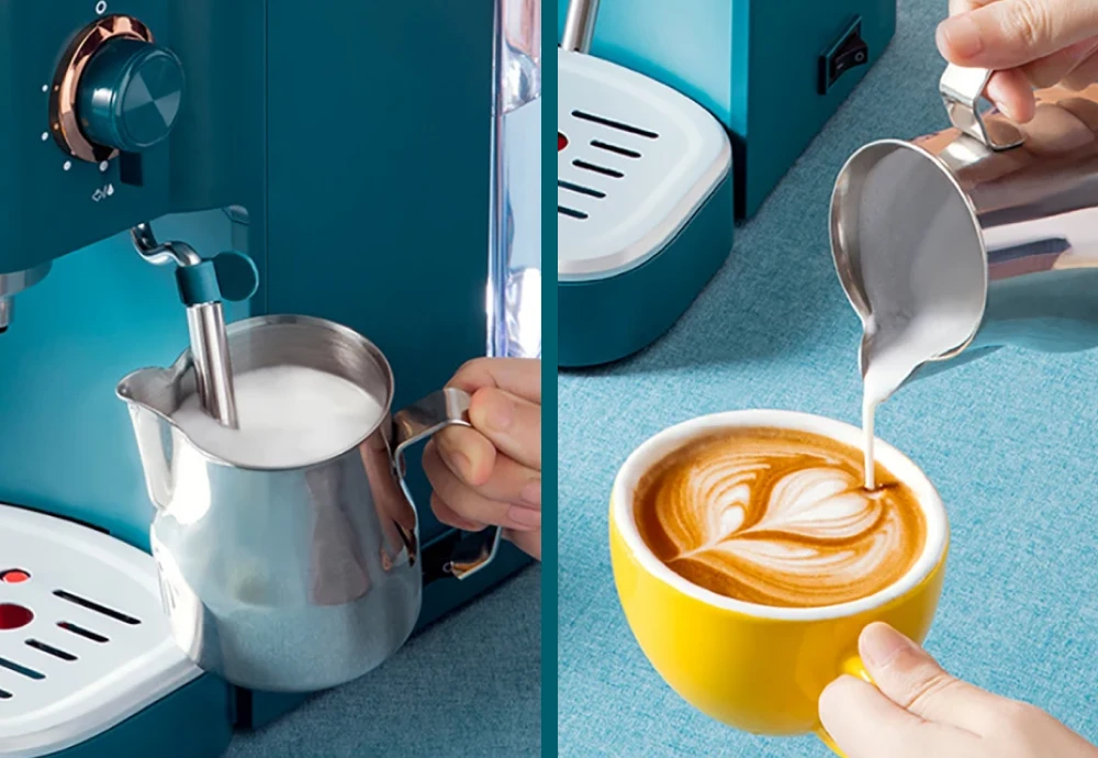 espresso machine and milk steamer